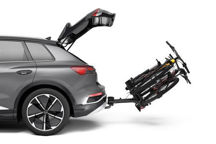 Thule Epos ParkSecure 3-bike platform towbar bike rack foldable with parking sensors
