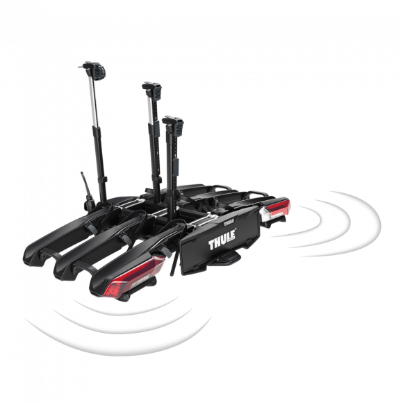 Thule Epos ParkSecure 3-bike platform towbar bike rack foldable with parking sensors