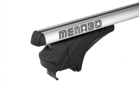 Roof rack MENABO ARIEM for cars with flush rails, ALU, XL