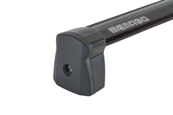 Roof rack MENABO for flush rails Toyota RAV 4 black