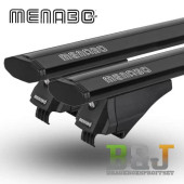 Roof rack MENABO Leopard  for flush rails, black
