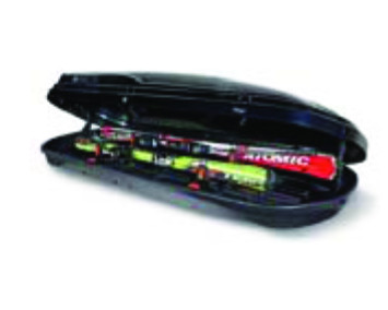 Roof box MODULA TRAVEL 650 black glossy Roof box MODULA TRAVEL 650 black glossy