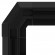 Roof platform Cruz Tanami (120x124), black Roof platform Cruz Tanami (120x124), black