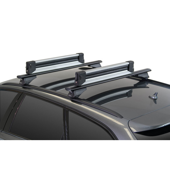 MENABO Yelo Extender ski carrier for 6 pairs of skis, aluminium