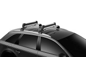 Thule SnowPack Extender ski carrier for 5 pairs of skis, retractable, aluminium Thule SnowPack Extender ski carrier for 5 pairs of skis, retractable, aluminium