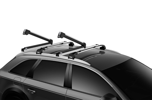 Thule SnowPack Extender ski carrier for 5 pairs of skis, retractable, aluminium Thule SnowPack Extender ski carrier for 5 pairs of skis, retractable, aluminium