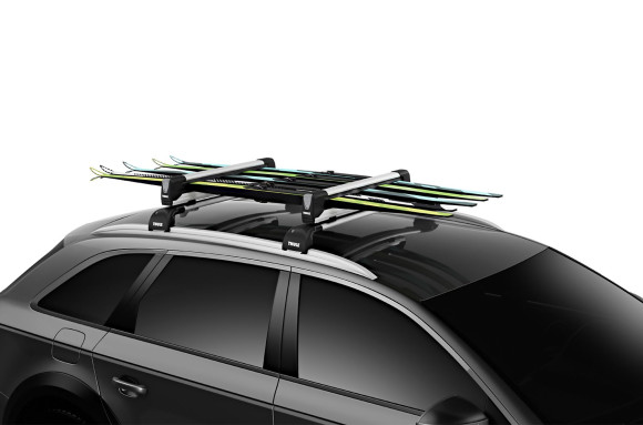 Thule SnowPack Extender ski carrier for 5 pairs of skis, retractable, aluminium Thule SnowPack Extender ski carrier for 5 pairs of skis, retractable, aluminium