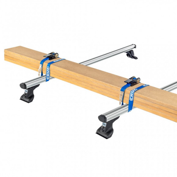Ratchet straps CRUZ 2x500cm  