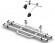 Ski and bike racks FABBRI GRINGO for rear weel Ski and bike racks FABBRI GRINGO for rear weel