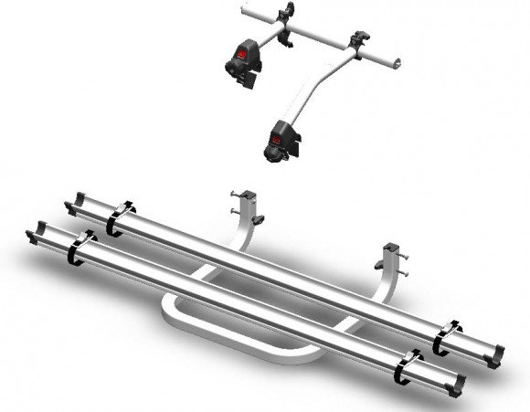 Ski and bike racks FABBRI GRINGO for rear weel Ski and bike racks FABBRI GRINGO for rear weel