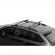 Roof rack for open rails NORDRIVE EVOS HELIO M, black,120см