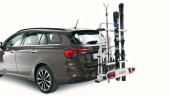 Towbar rack FABBRI EXCLUSIV to carry up to 4 pairs of skis or 3 bikes Towbar rack FABBRI EXCLUSIV to carry up to 4 pairs of skis or 3 bikes