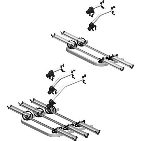 Towbar rack FABBRI EXCLUSIV to carry up to 4 pairs of skis or 3 bikes