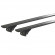 Roof rack for open rails NORDRIVE SILENZIO XL, black,140см