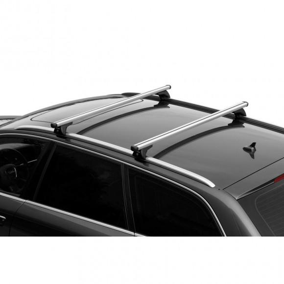 Roof rack for flush rails NORDRIVE EVOS HELIO M, 120см, black