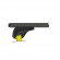 Roof rack for flush rails NORDRIVE SILENZIO M, 120см, black Roof rack for flush rails NORDRIVE SILENZIO M, 120см, black