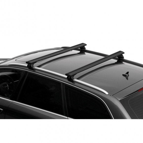Roof rack for flush rails NORDRIVE SILENZIO M, 120см, black Roof rack for flush rails NORDRIVE SILENZIO M, 120см, black