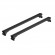 Roof rack for flush rails NORDRIVE SILENZIO M, 120см, black Roof rack for flush rails NORDRIVE SILENZIO M, 120см, black