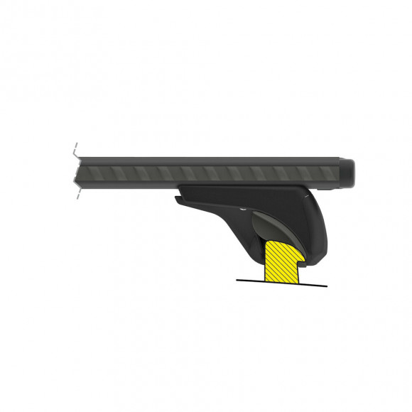 Roof rack for flush rails NORDRIVE SILENZIO L, 127см Roof rack for flush rails NORDRIVE SILENZIO L, 127см