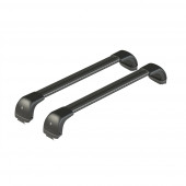 Roof rack for roof with fix point NORDRIVE SILENZIO CX edgeBar, black