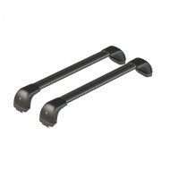 Roof rack for roof with fix point NORDRIVE SILENZIO CX edgeBar, black Roof rack for roof with fix point NORDRIVE SILENZIO CX edgeBar, black