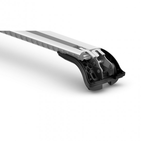 Roof rack for roof with flush rails NORDRIVE SILENZIO CX edgeBar black Roof rack for roof with flush rails NORDRIVE SILENZIO CX edgeBar black