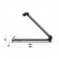 Ski rack for roof rack NORDRIVE KING 6 ski, alu Ski rack for roof rack NORDRIVE KING 6 ski, alu