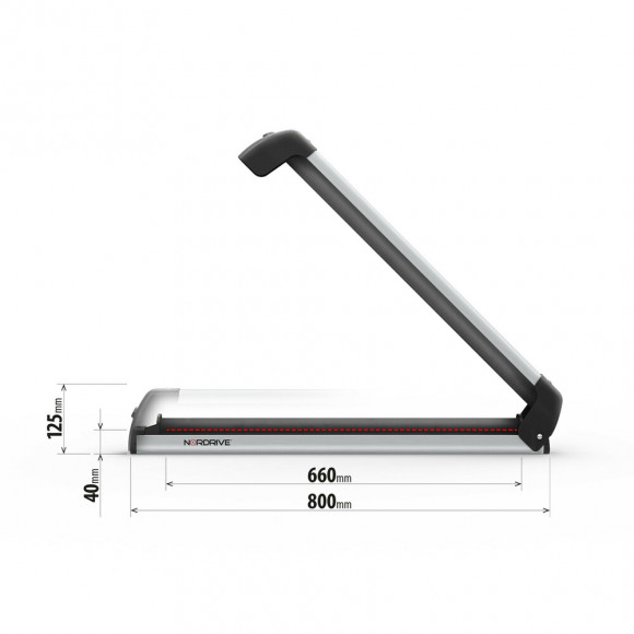 Ski rack for roof rack NORDRIVE KING 6 ski, alu Ski rack for roof rack NORDRIVE KING 6 ski, alu
