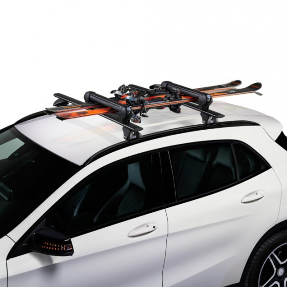 Cruz Ski rack for 4 pairs of skis, black Cruz Ski rack for 4 pairs of skis, black