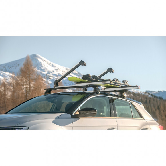 Ski rack for roof rack NORDRIVE Pro-Slider 6, alu