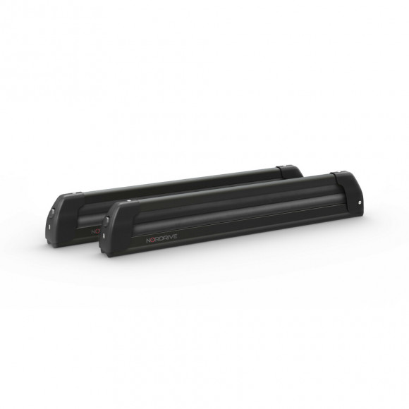 Ski rack for roof rack NORDRIVE Pro-Slider 6 ski, black Ski rack for roof rack NORDRIVE Pro-Slider 6 ski, black