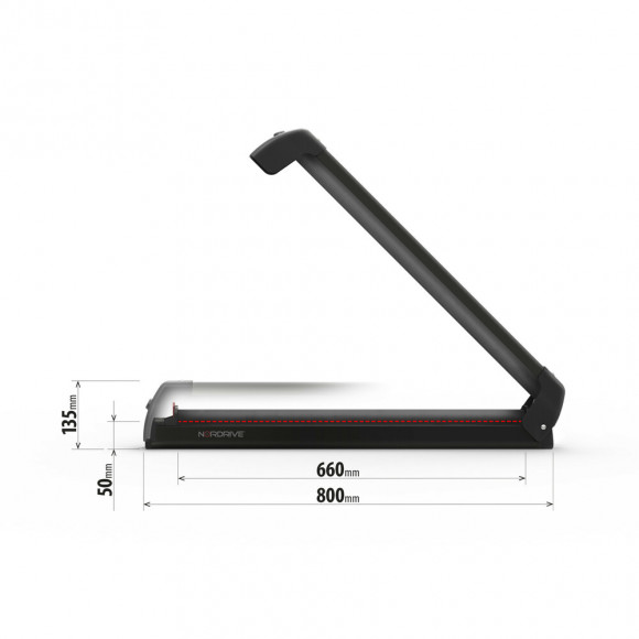 Ski rack for roof rack NORDRIVE Pro-Slider 6 ski, black Ski rack for roof rack NORDRIVE Pro-Slider 6 ski, black