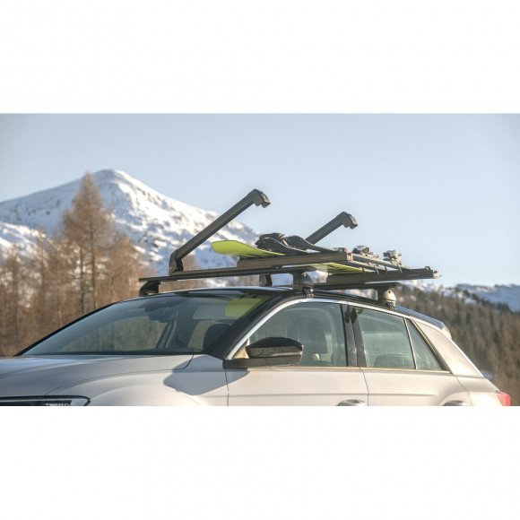 Ski rack for roof rack NORDRIVE Pro-Slider 6 ski, black Ski rack for roof rack NORDRIVE Pro-Slider 6 ski, black