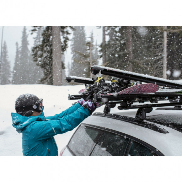 Ski rack for roof rack YAKIMA FatCat 6, black