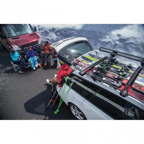 Ski rack for roof rack YAKIMA FatCat 6, black