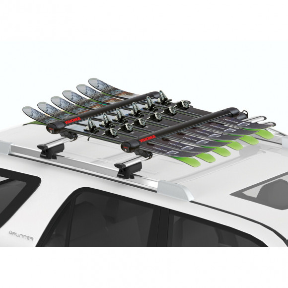 Ski rack for roof rack YAKIMA FatCat 6, black