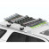 Ski rack for roof rack YAKIMA FatCat 6, alu