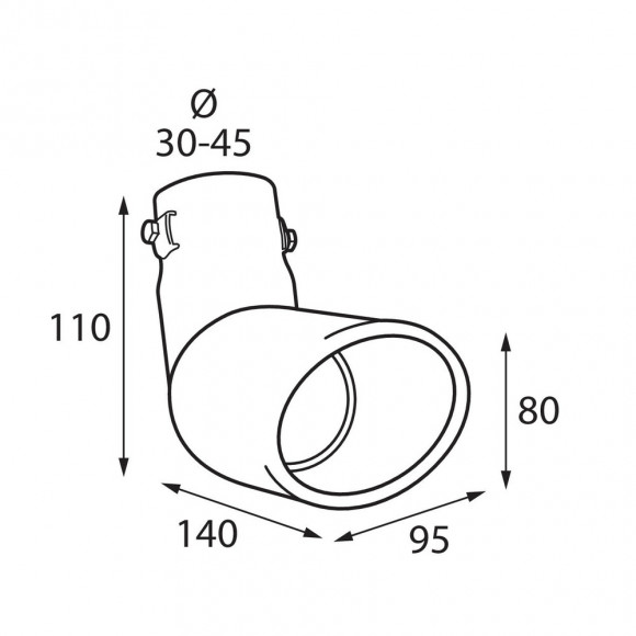 PILOT TS-21, exhaust blowpipe