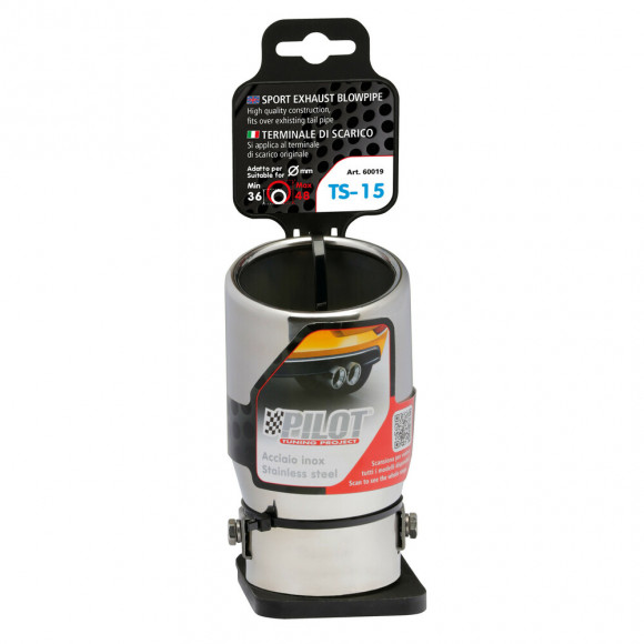 PILOT TS-15, exhaust blowpipe