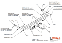 Tow Bar IMIOLA W/043 VW Touran, 2015-