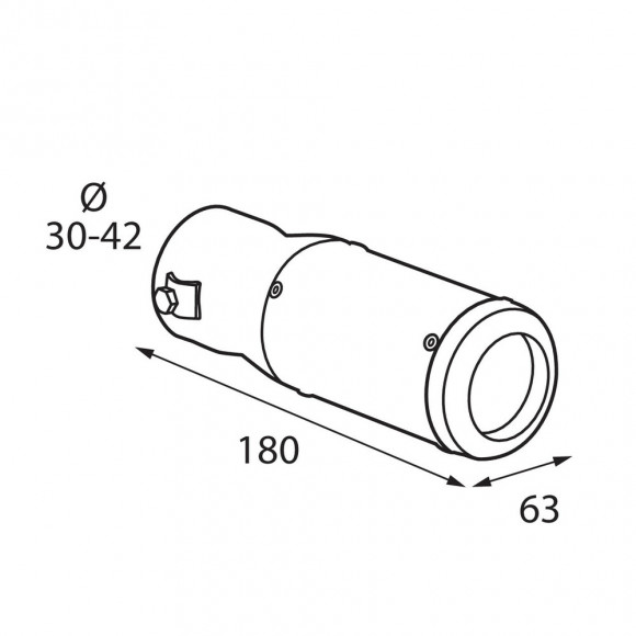 PILOT TS-01, exhaust blowpipe