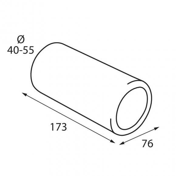PILOT TS-19S, exhaust blowpipe