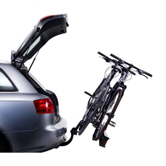 Thule RideOn 9502 bike rack for transporting 2 bikes on a towbar