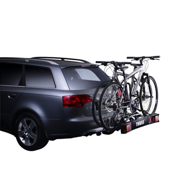 Thule RideOn 9502 bike rack for transporting 2 bikes on a towbar