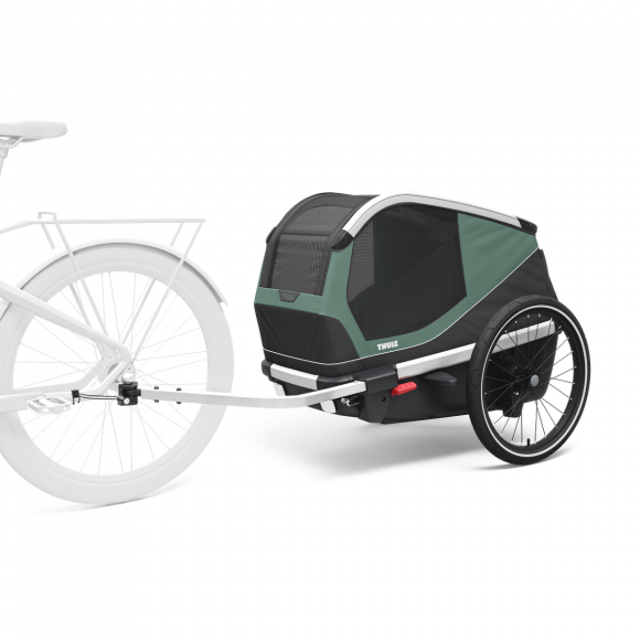Thule Bexey L, велоприцеп для перевозки собак, зеленый 