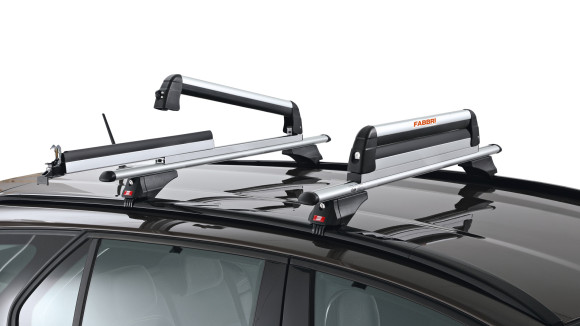 Roof bars ski racks FABBRI 5 ESTENSIBILE, ALU Roof bars ski racks FABBRI 5 ESTENSIBILE, ALU