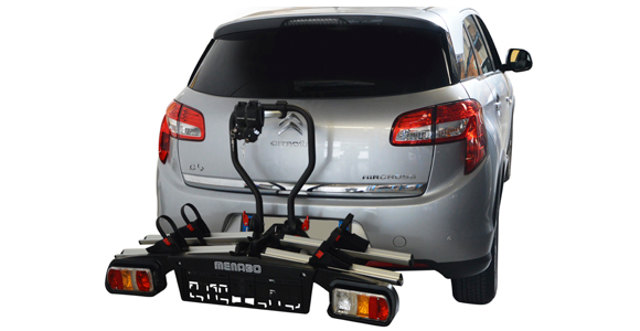 Bike rack for Menabo MERAK Tilting tow bar (up to 2 bikes)