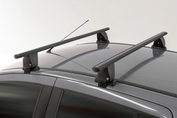 Roof rack MENABO DELTA M for smooth roof, black