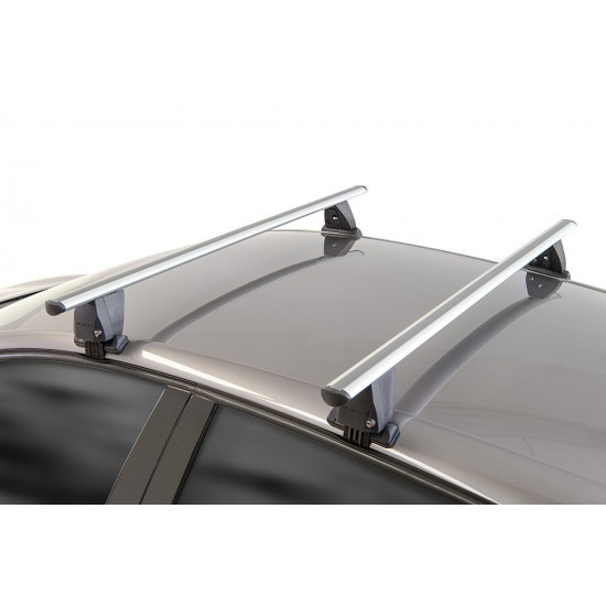 Roof rack MENABO DELTA M for smooth roof, aluminum