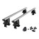 Roof rack MENABO DELTA M for smooth roof, aluminum